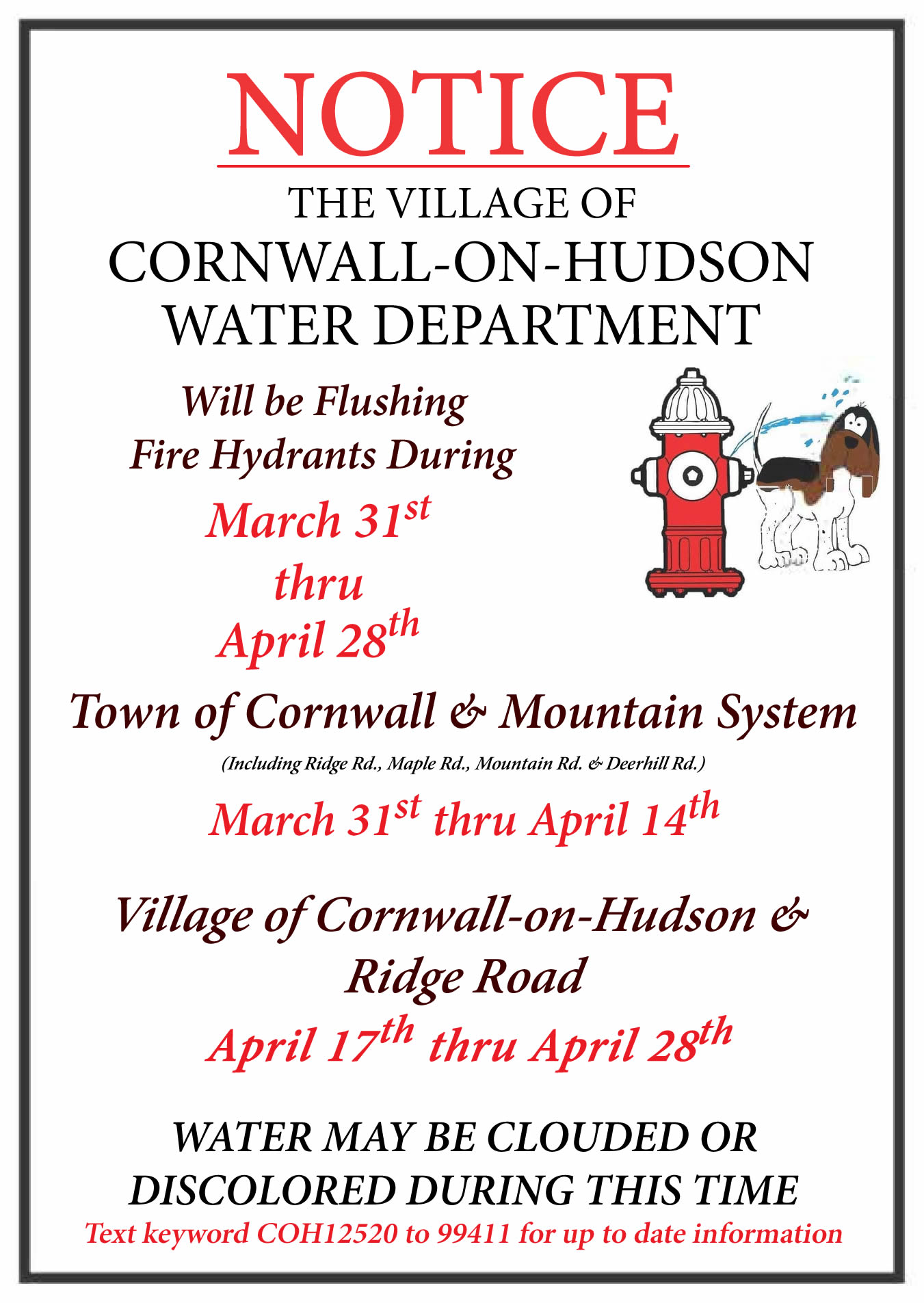 Hydrant Flushing